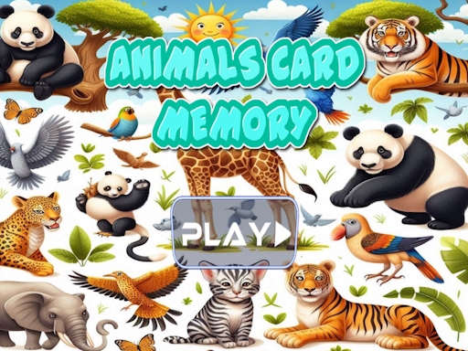 Animal cards memory